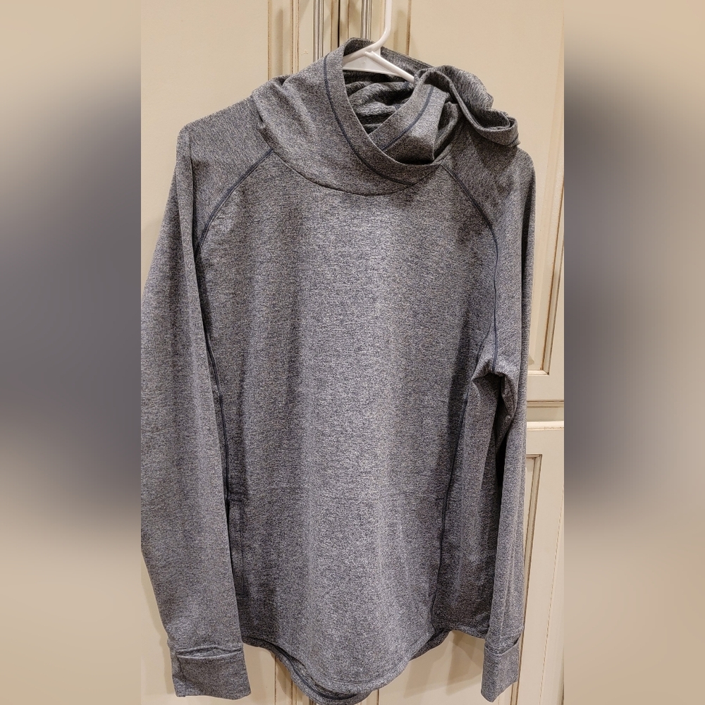 Duluth Trading Co Charcoal Knit Pullover - Picture 2 of 3